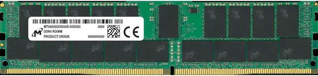 Main image of Micron 16GB Server Workstation Memory - DDR4 3200 - ECC Parity - Registered - 2Rx8 - CL22 - 1.2V