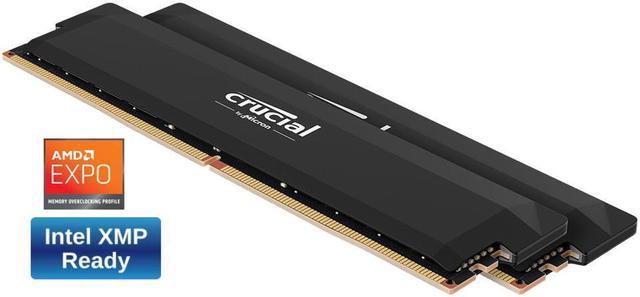 Crucial Pro Overclocking 32GB (2 x 16GB) DDR5 6000 (PC5 48000) Desktop  Memory Model CP2K16G60C36U5B