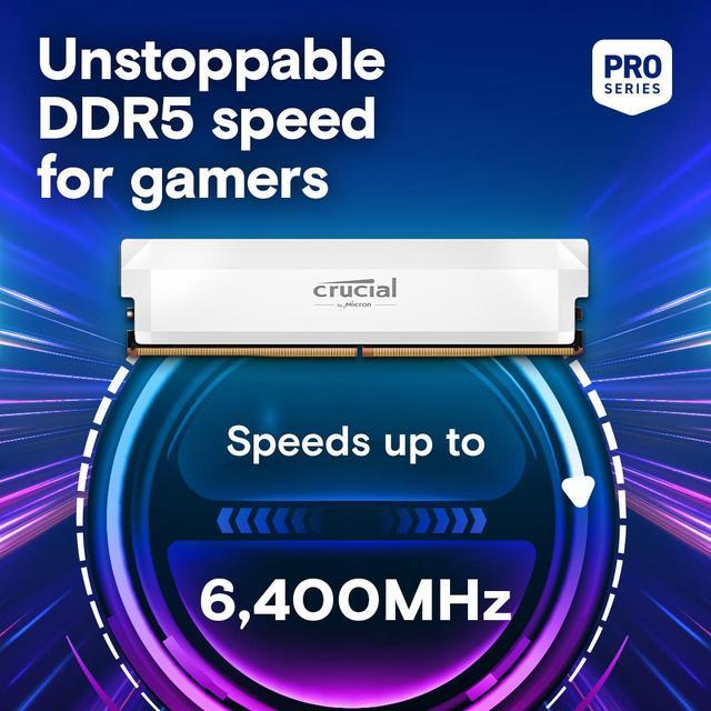 Crucial Pro Overclocking 32GB (2 x 16GB) DDR5 6400 (PC5