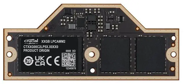 Main image of Crucial CT32G75C2LP5X 32GB Memory Module for Notebook - LPCAMM2 LPDDR5X