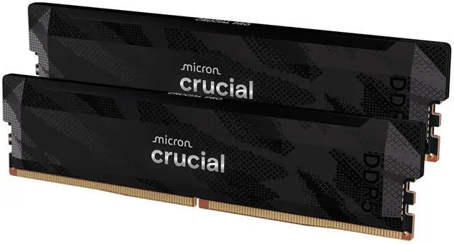 Main image of Crucial Pro Overclocking 32GB (2 x 16GB) DDR5 6400 (PC5 51200) Desktop Memory Model CP2K16G64C32U5B