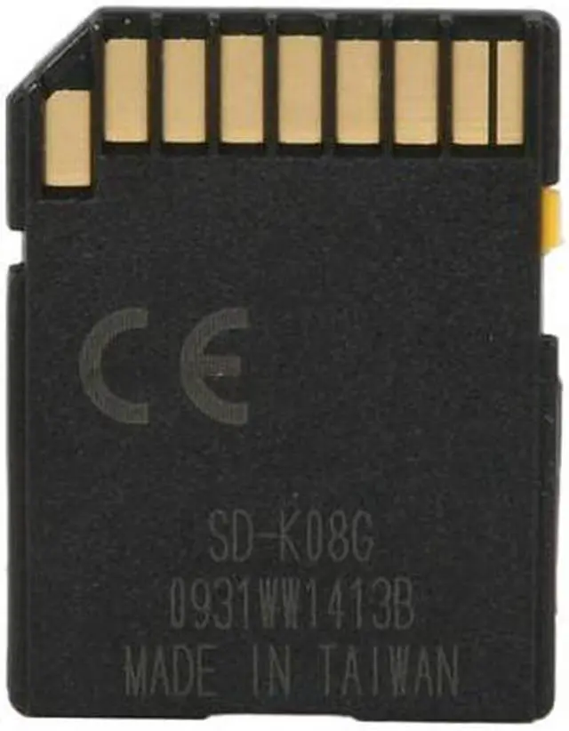Alt view image 4 of 5 - DANE-ELEC 8GB Secure Digital High-Capacity (SDHC) Flash Card Model DA-SD-8192-R