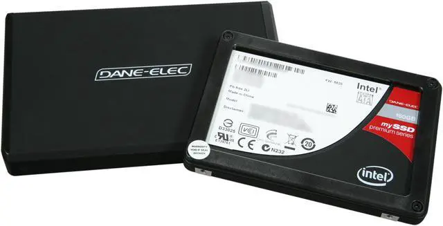 Alt view image 2 of 7 - DANE-ELEC 2.5" 160GB SATA II MLC Internal Solid State Drive (SSD) DA-SDM25-160G-N-T-MK