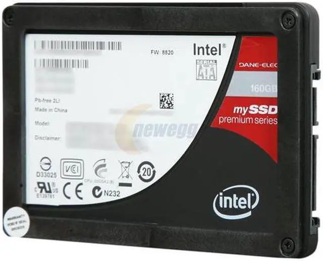 Alt view image 3 of 7 - DANE-ELEC 2.5" 160GB SATA II MLC Internal Solid State Drive (SSD) DA-SDM25-160G-N-T-MK