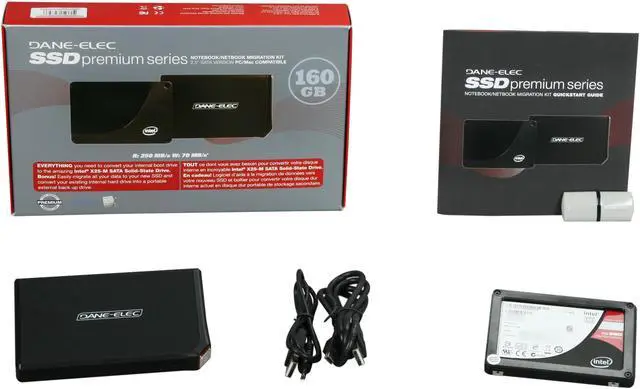 Alt view image 7 of 7 - DANE-ELEC 2.5" 160GB SATA II MLC Internal Solid State Drive (SSD) DA-SDM25-160G-N-T-MK