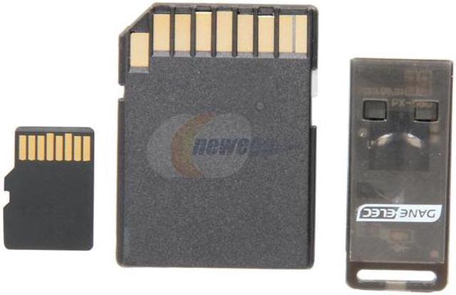 Carte mémoire Micro SD + Lecteur de carte USB 02GB DANE ELEC 5390800100891-  Neuf