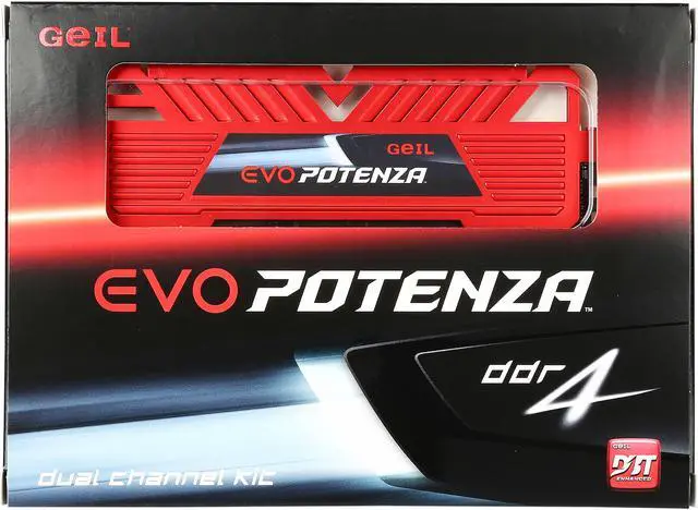 Alt view image 4 of 4 - GeIL EVO POTENZA 16GB (2 x 8GB) DDR4 2400 (PC4 19200) Desktop Memory Model GPR416GB2400C16DC