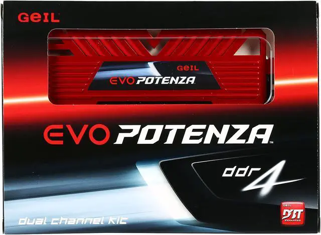Alt view image 3 of 3 - GeIL EVO POTENZA 8GB (2 x 4GB) DDR4 2400 (PC4 19200) Desktop Memory Model GPR48GB2400C16DC