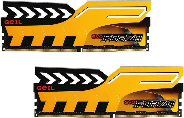 Main image of GeIL EVO FORZA DC 16GB (2 x 8GB) DDR4 2400 (PC4 19200) Desktop Memory Model GFY416GB2400C16DC