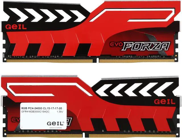 Alt view image 2 of 3 - GeIL EVO FORZA 16GB (2 x 8GB) DDR4 3000 (PC4 24000) Desktop Memory Model GFR416GB3000C15ADC