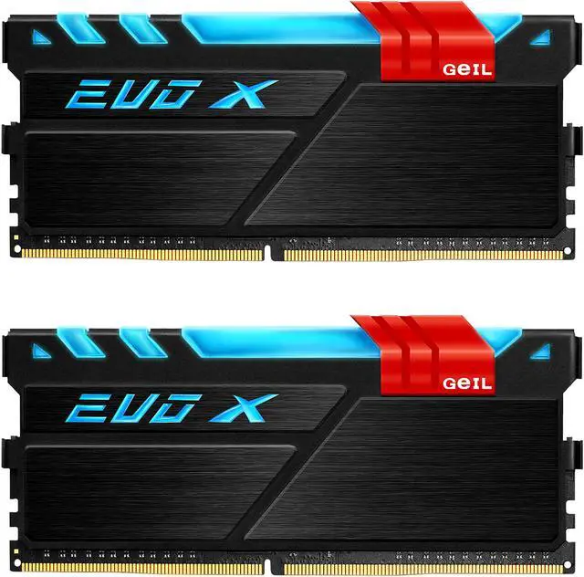 Main image of GeIL EVO X 16GB (2 x 8GB) DDR4 3000 (PC4 24000) Desktop Memory Model GEX416GB3000C15DC
