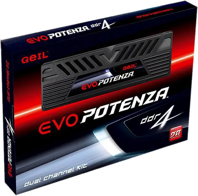 Alt view image 4 of 4 - GeIL EVO POTENZA 16GB (2 x 8GB) DDR4 2400 (PC4 19200) Desktop Memory Model GPB416GB2400C16DC
