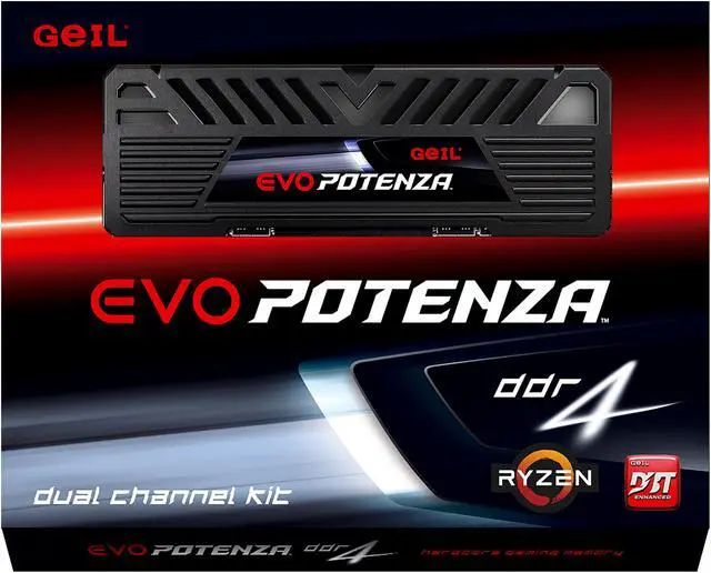 Alt view image 3 of 3 - GeIL EVO POTENZA AMD 16GB (2 x 8GB) DDR4 2133 (PC4 17000) Desktop Memory Model GAPB416GB2133C15DC