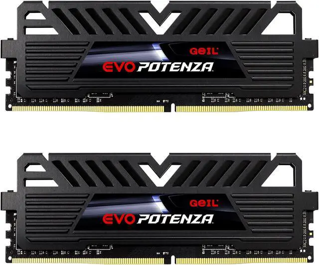 Alt view image 2 of 3 - GeIL EVO POTENZA AMD 16GB (2 x 8GB) DDR4 2133 (PC4 17000) Desktop Memory Model GAPB416GB2133C15DC