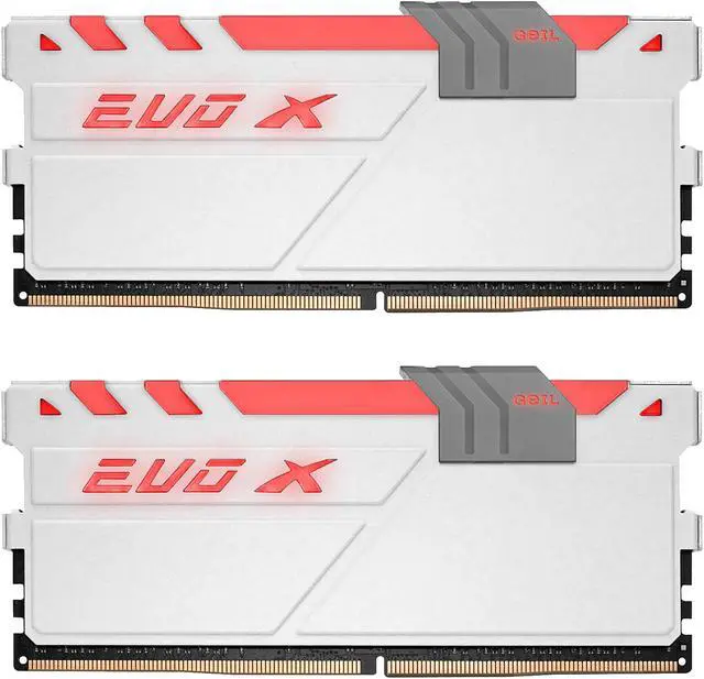Main image of GeIL AMD Edition EVO X 16GB (2 x 8GB) DDR4 3200 (PC4 25600) Dual Channel Kit Model GAEXW416GB3200C16ADC