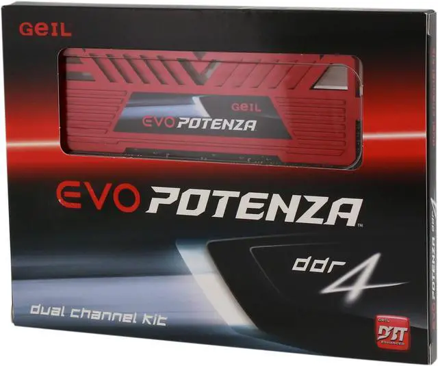 Alt view image 3 of 3 - GeIL EVO POTENZA AMD 32GB (2 x 16GB) DDR4 3200 (PC4 25600) Dual Channel Kit Model GPR432GB3200C16ADC
