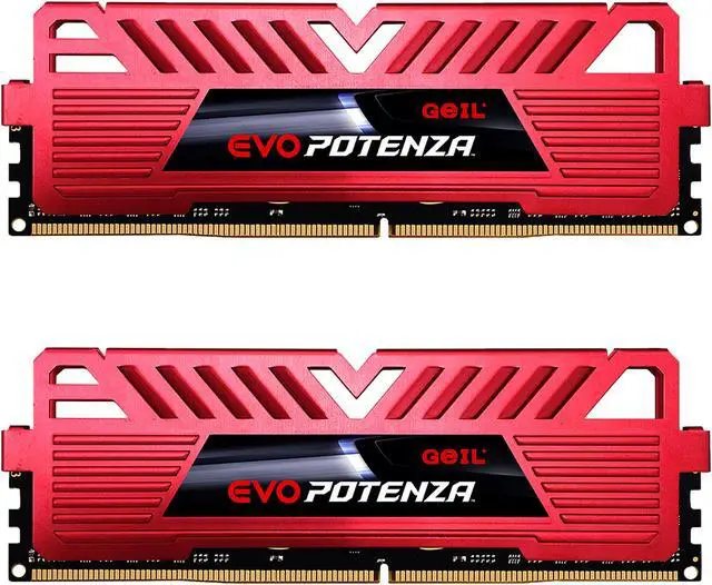 Main image of GeIL EVO POTENZA 8GB (2 x 4GB) DDR4 3000 (PC4 24000) Desktop Memory Model GPR48GB3000C16ADC