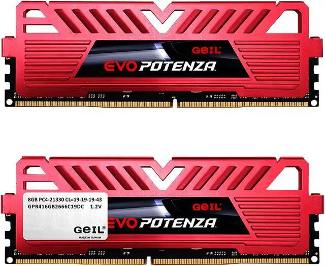 GeIL EVO POTENZA 16GB (2 x 8GB) DDR4 2666 (PC4 21330) Desktop