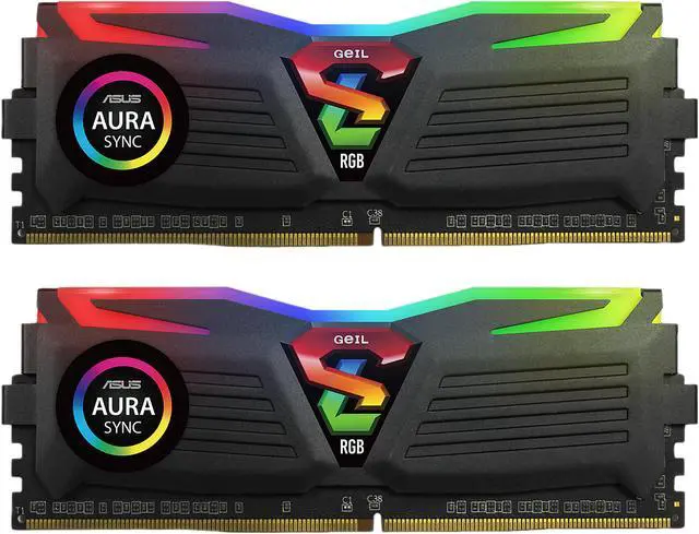 Alt view image 2 of 3 - GeIL SUPER LUCE RGB SYNC 16GB (2 x 8GB) DDR4 3600 (PC4 28800) Desktop Memory Model GALS416GB3600C18ADC