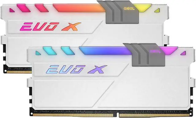 EVO X II ROG-CERTIFIED DDR4-3200 8GB×4 GeIL EVO X II 16GB (2 x 8GB) DDR4 3200 (PC4 25600) Desktop