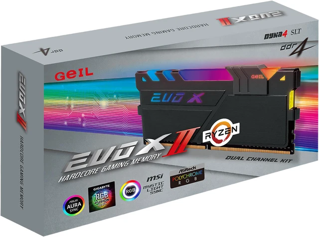 GeIL EVO X II 16GB (2 x 8GB) DDR4 3000 (PC4 24000) Desktop Memory