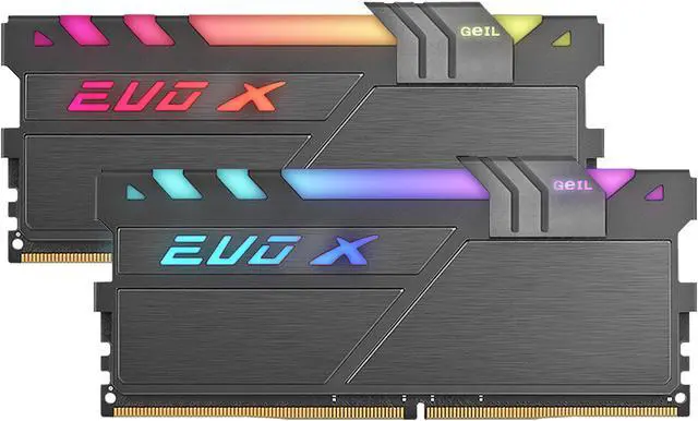 Alt view image 2 of 2 - GeIL EVO X II 16GB (2 x 8GB) DDR4 3200 (PC4 25600) Desktop Memory Model GAEXSY416GB3200C16ADC