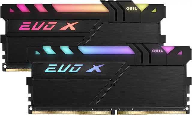 Alt view image 2 of 3 - GeIL EVO X II 32GB (2 x 16GB) DDR4 3000 (PC4 24000) Desktop Memory Model GEXSB432GB3000C16ADC