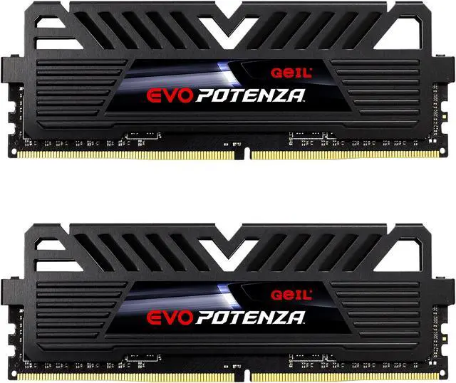 Main image of GeIL EVO POTENZA 32GB (2 x 16GB) DDR4 3000 (PC4 24000) Desktop Memory Model GPB432GB3000C16ADC