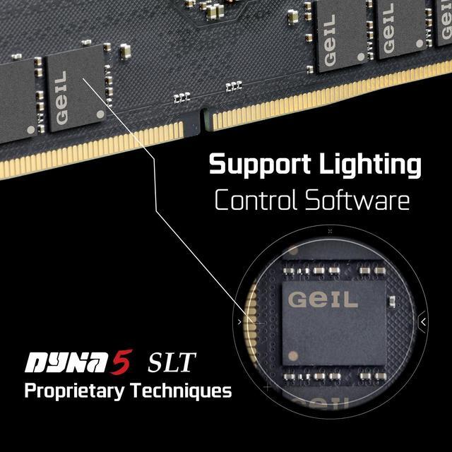Alt view image 4 of 4 - GeIL Polaris 32GB (2 x 16GB) 288-Pin PC RAM RGB DDR5 6000 (PC5 48000) Desktop Memory Model GOSG532GB6000C38ADC