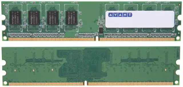 Alt view image 2 of 3 - AllComponents 2GB (2 x 1GB) DDR2 800 (PC2 6400) Dual Channel kit Desktop Memory Model AC2/800X64/2048-kit
