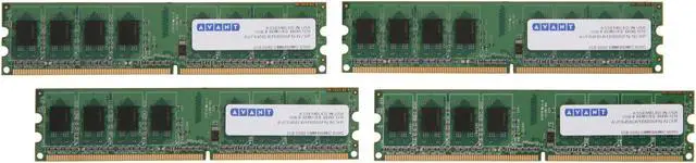 Main image of AllComponents 8GB (4 x 2GB) DDR2 800 (PC2 6400) Desktop Memory Model AC2800X648G-KIT