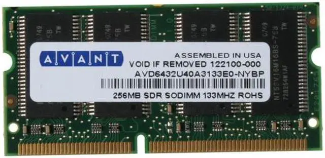 Alt view image 2 of 3 - AllComponents 256MB 144-Pin SO-DIMM PC 133 Laptop Memory Model ACSO133X64/256 - OEM