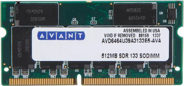 Main image of AllComponents 512MB 144-Pin SO-DIMM PC 133 Laptop Memory Model ACSO133X64/512 - OEM