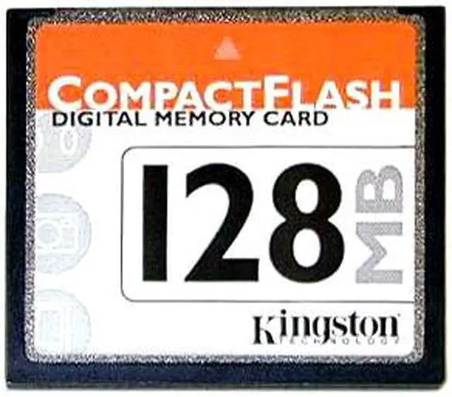 Main image of Kingston 128MB Compact Flash (CF) Flash Media Model CF/128