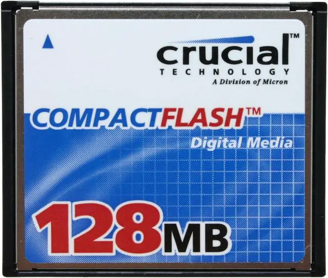 Main image of Crucial 128MB Compact Flash (CF) Flash Card Model CT128MBC1