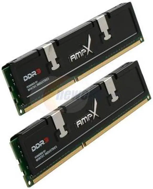 Main image of Wintec AMPX 2GB (2 x 1GB) DDR3 1333 (PC3 10666) Dual Channel Kit Desktop Memory Model 3AXH1333C9WS2GK