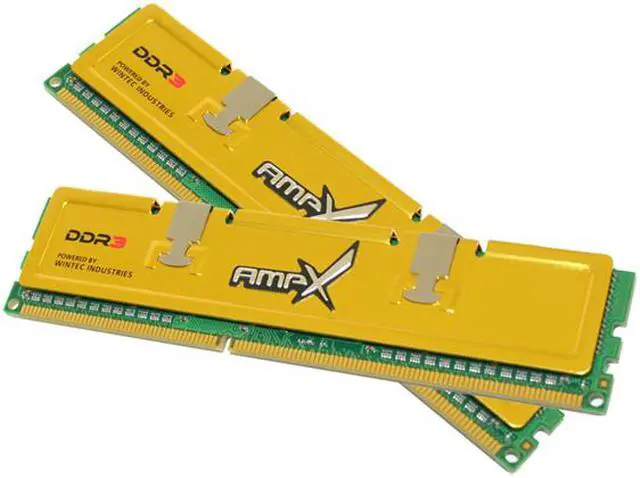 Main image of Wintec AMPX 4GB (2 x 2GB) DDR3 1333 (PC3 10666) Dual Channel Kit Desktop Memory Model 3AXH1333C9WS4GK