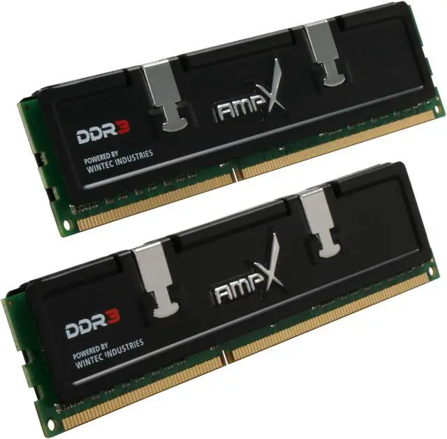 Alt view image 2 of 4 - Wintec AMPX 4GB (2 x 2GB) DDR3 1333 (PC3 10666) Dual Channel Kit Desktop Memory Model 3AXH1333C9WS4GK