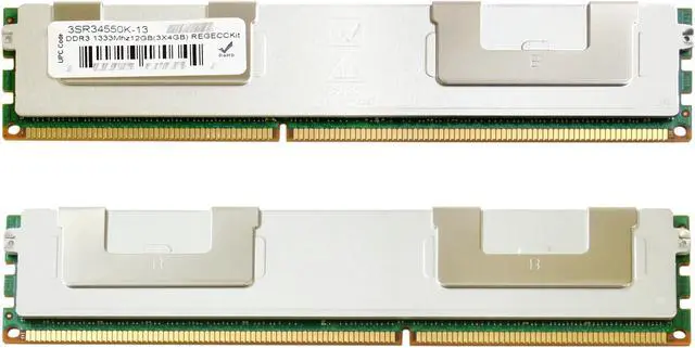 Alt view image 2 of 3 - Wintec 12GB (3 x 4GB) ECC Registered DDR3 1333 (PC3 10666) Server Memory Model 3SR34550K-13