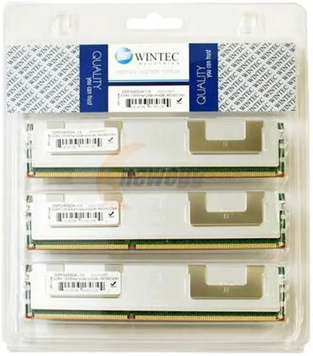 Alt view image 3 of 3 - Wintec 12GB (3 x 4GB) ECC Registered DDR3 1333 (PC3 10666) Server Memory Model 3SR34550K-13