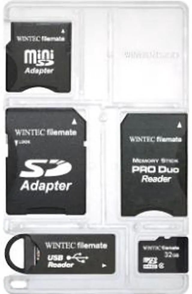 Main image of Wintec FileMate 16GB microSDHC Card-It-All Adapter Kit Model 3FMUSDCK16GB-R