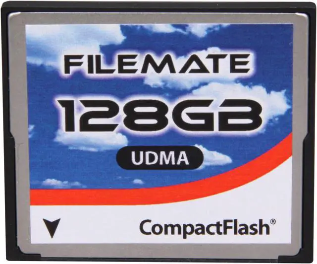 Alt view image 2 of 4 - Wintec FileMate 128GB Compact Flash (CF) Flash Card Model 3FMCF128GBW-R