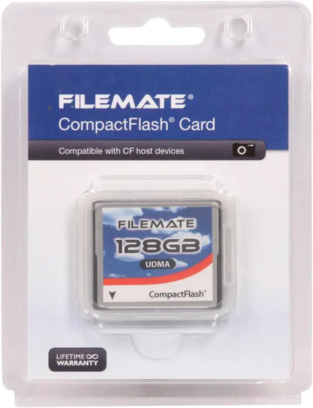 Alt view image 4 of 4 - Wintec FileMate 128GB Compact Flash (CF) Flash Card Model 3FMCF128GBW-R