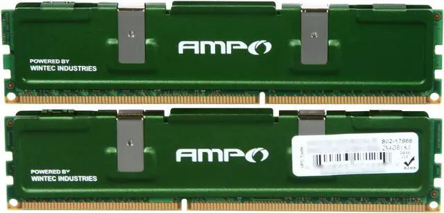 Main image of Wintec AMPO 8GB (2 x 4GB) DDR3 1333 (PC3 10666) Desktop Memory Model 3AMD31333-8G2K-R