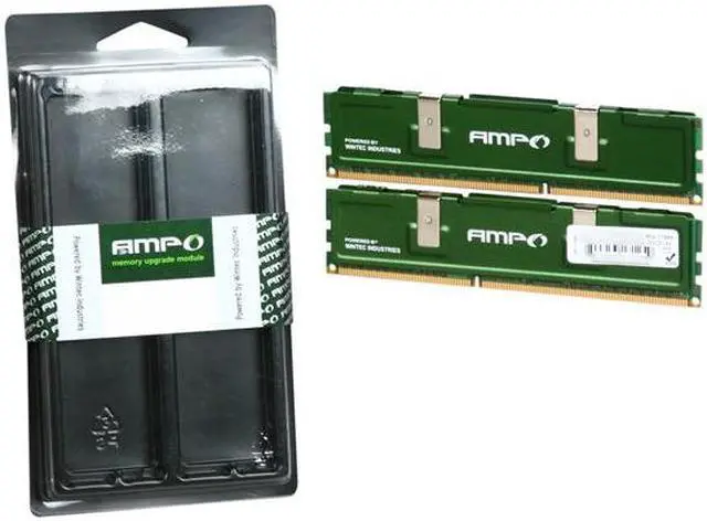 Alt view image 3 of 3 - Wintec AMPO 8GB (2 x 4GB) DDR3 1333 (PC3 10666) Desktop Memory Model 3AMD31333-8G2K-R