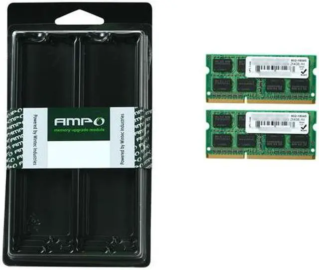 Alt view image 3 of 3 - Wintec 8GB (2 x 4GB) 204-Pin DDR3 SO-DIMM DDR3 1333 (PC3 10666) Laptop Memory Model 3AMD31333N-8G2K-R