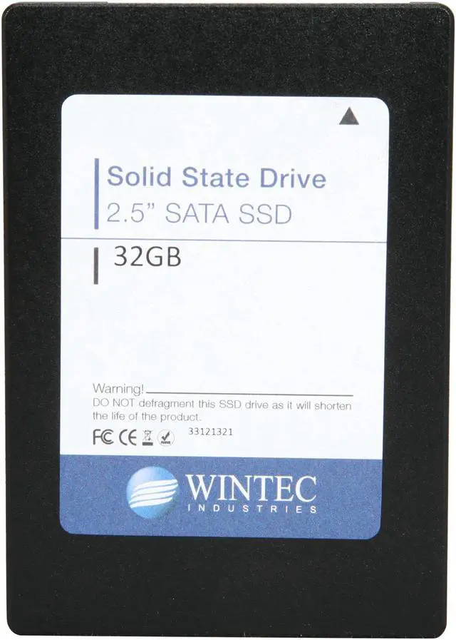 Alt view image 2 of 5 - Wintec N1 Series 2.5" 32GB SATA II MLC Internal Solid State Drive (SSD) 33121321