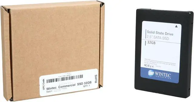 Alt view image 5 of 5 - Wintec N1 Series 2.5" 32GB SATA II MLC Internal Solid State Drive (SSD) 33121321