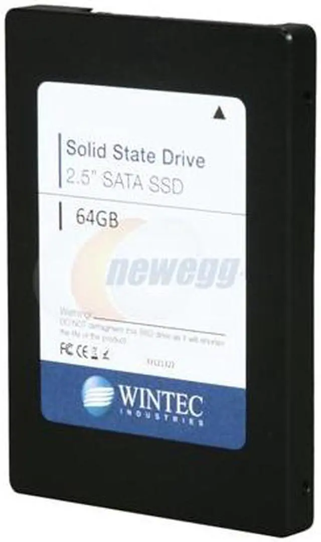 Main image of Wintec N1 Series 2.5" 64GB SATA II MLC Internal Solid State Drive (SSD) 33121322