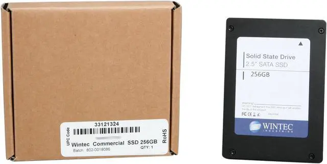 Alt view image 5 of 5 - Wintec N1 Series 2.5" 256GB SATA II MLC Internal Solid State Drive (SSD) 33121324